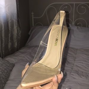 Clear fashion nova heels